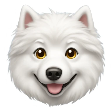 American Eskimo dog sticker