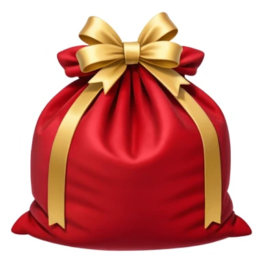 Christmas gift sack sticker