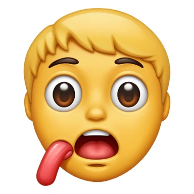 Drooling idiot sticker