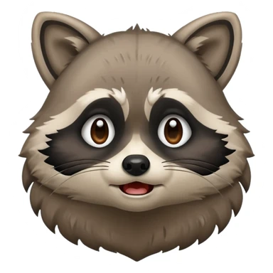 
the raccoon is crying sticker