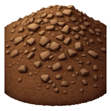 Pile of dirt sticker