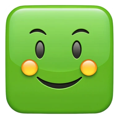 code symbol '</>' inside a rounded green square, emoji style, simple, no text sticker