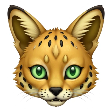 Zombie-serval sticker