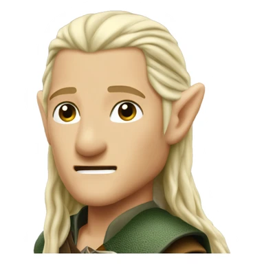 Legolas from lord of the rings  sticker