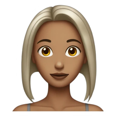 Girl with long nails sticker