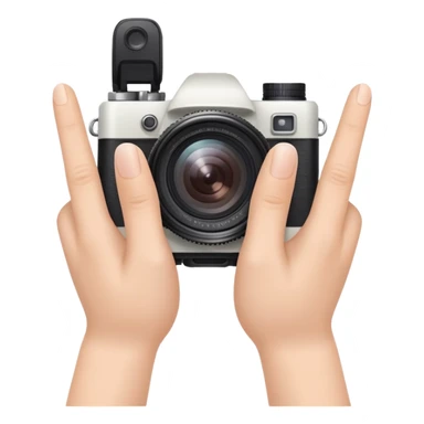 fingers framing hand gesture, camera viewfinder with hands sticker