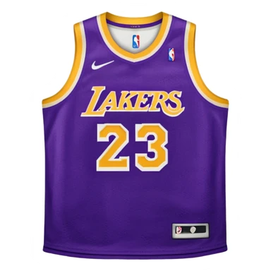 los angeles lakers jersey sticker