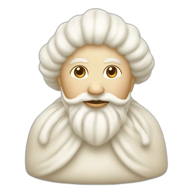 Khinkali with sour cream sticker