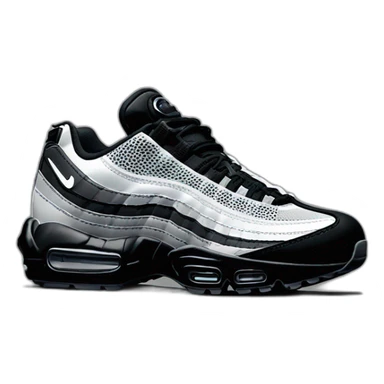 Air max 95 black sticker