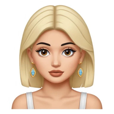 kylie jenner with earrings sticker