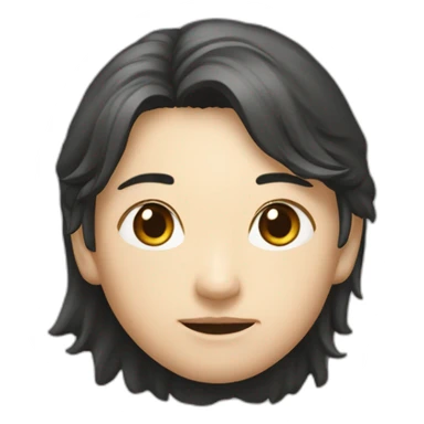 兔子面带微笑，眼睛中闪烁着好奇和智慧的光芒 sticker