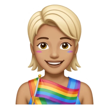 trans character sticker