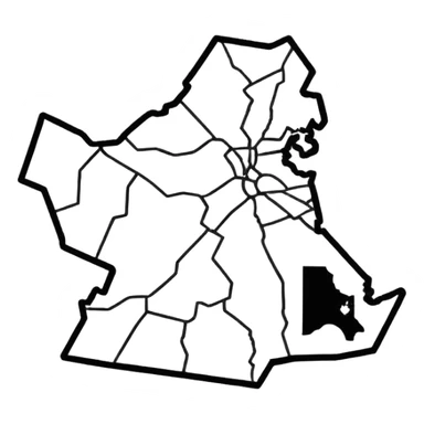 jordan map icon black and white no background sticker
