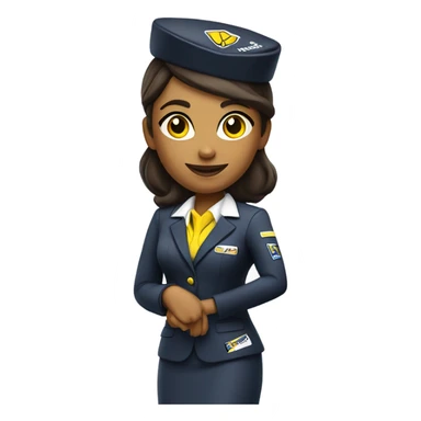 Spirit flight attendant  sticker