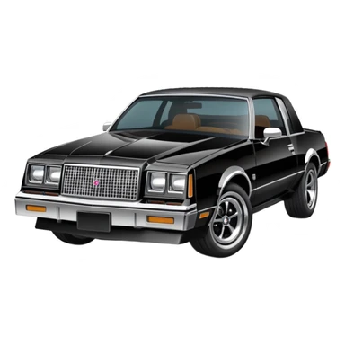 1985 monte ss sticker