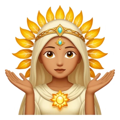divinidad ancestral de luz sticker