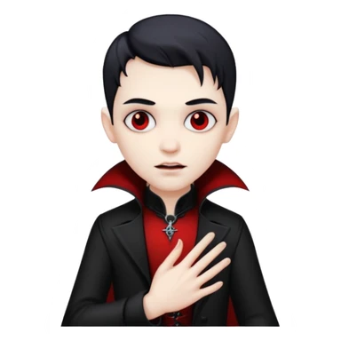 Young vamp life hand sticker