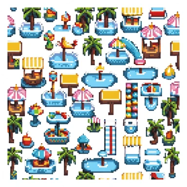 water park fun fair sticker