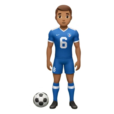 A football player with number 66, stand near a corner kick sticker