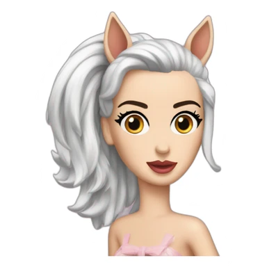 katy perry qui fait du cheval  sticker