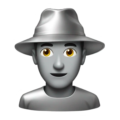 man in tinfoil hat sticker