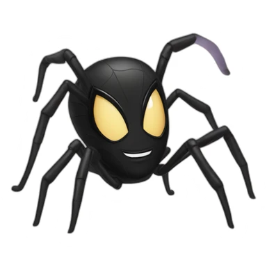 Black cat spider man sticker