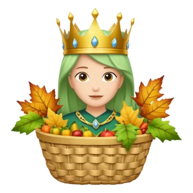 Breeze + leaf basket,Sky Gardener. sticker