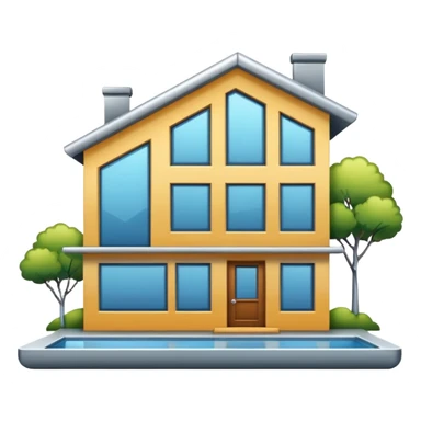 House made from the 2000s era sticker