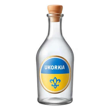 Ukrainian horilka "Козацька Рада" sticker