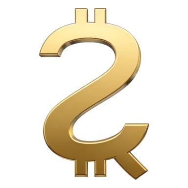 a dollar sign with a minus infront of it sticker