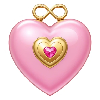 sailor moon miracle romance compact heart sticker