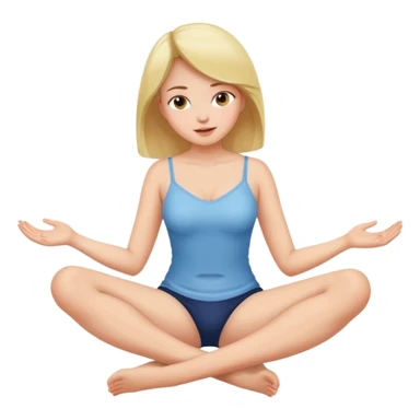 girl opening legs touching herself sticker