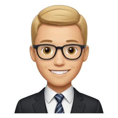 The super-realistic President of Finland, Alexander Stubb sticker