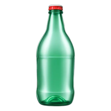 classic clear glass coke bottle sticker