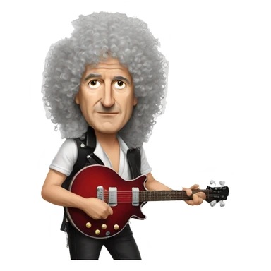 Brian May sticker