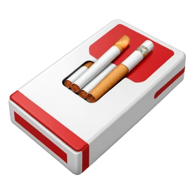 A pack of cigarettes sticker