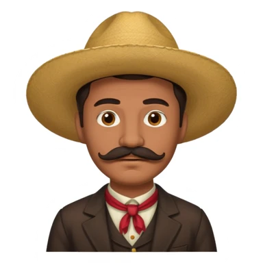 1900's mexican male sticker