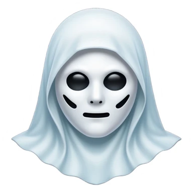 glitter white ghostface killer  sticker