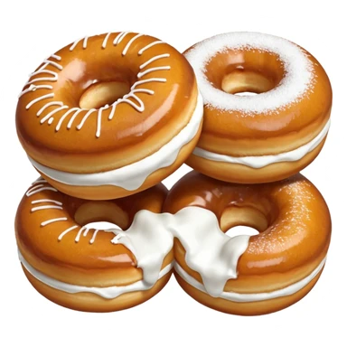 Filled Jam Donut Bombs sticker