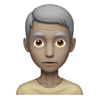 Mutant tall skinny gray sticker