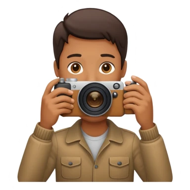 photographer taking a picture facing away from me sticker