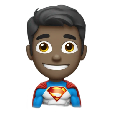 Oggy super man sticker