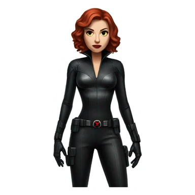Black widow full body  sticker
