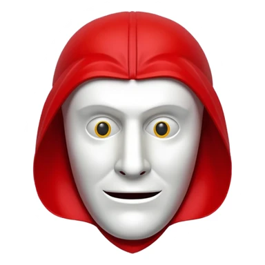 Money heist movie mask sticker