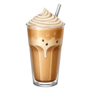 Iced latte (without foam) sticker