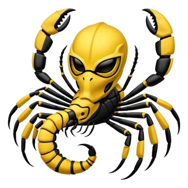 scorpion mortal kombat sticker
