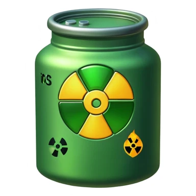 nuclear waste sticker