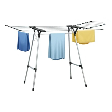 Brabantia Lift-O-Matic Outdoor 4 Arm Clothesline (197 ft/Ø 1.8") Height Adjustable, Folding Clothes Drying Rack sticker