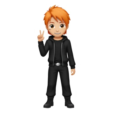 Ichigo Kurosaki rocking sticker