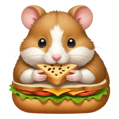 hamster go picnic sticker
